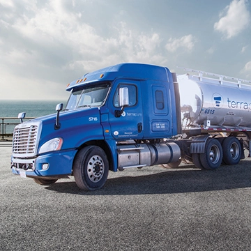 Terrapure tanker truck
